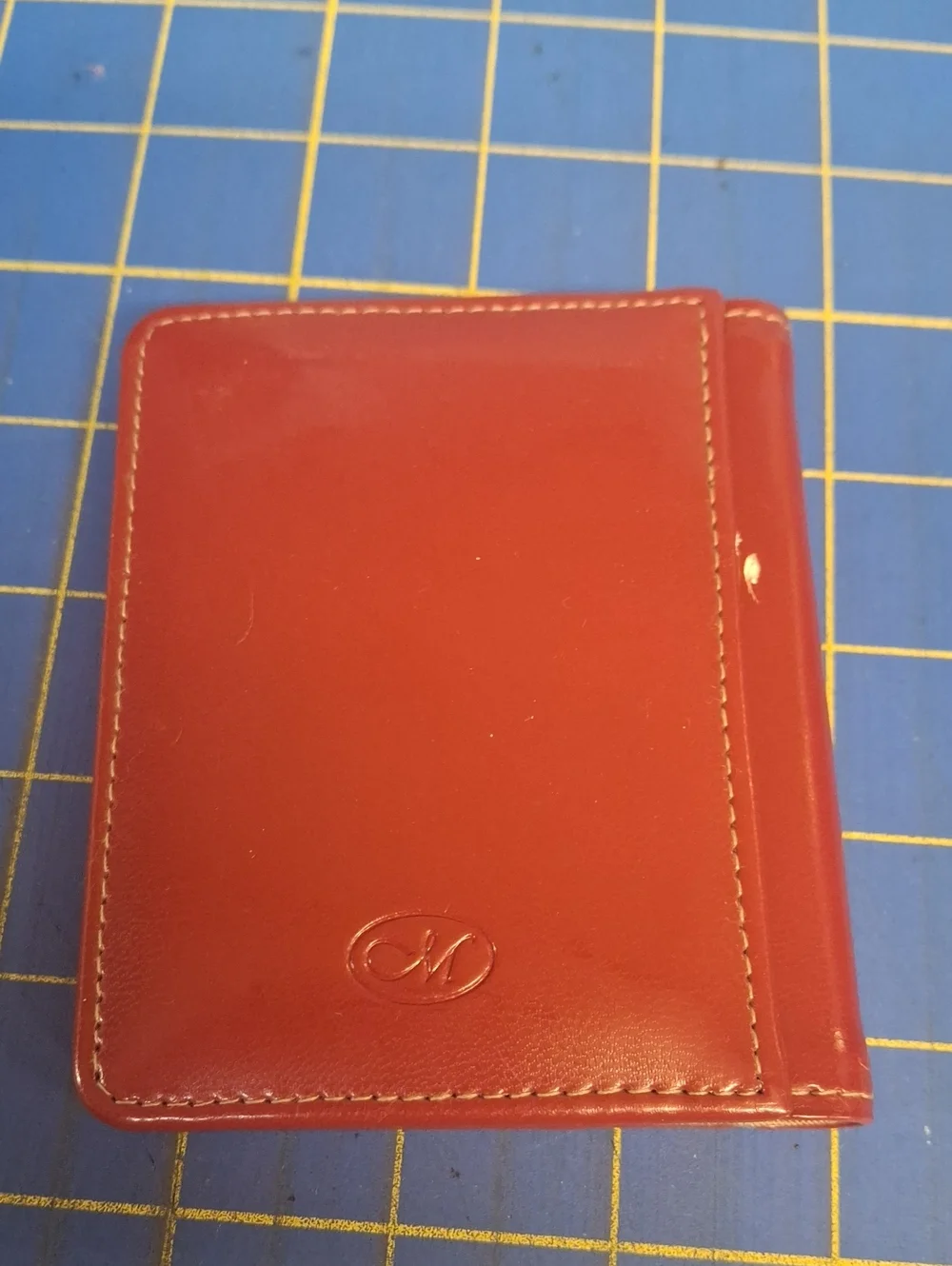 Creative Memories Red Pleather Photo 3.5x4 Album Wallet
